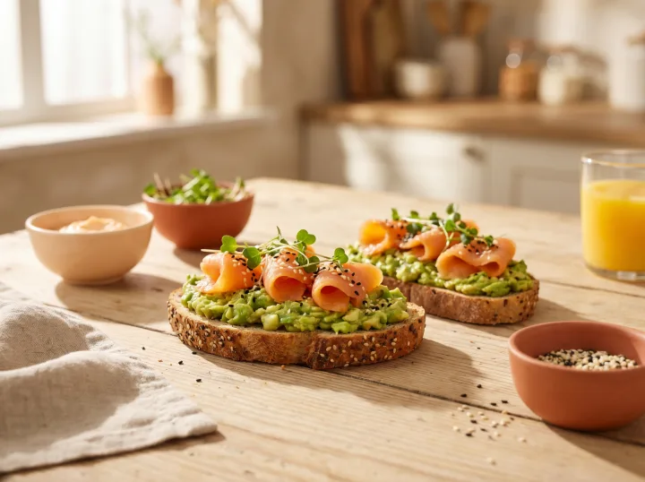 Avocado Toast with Smoked Salmon